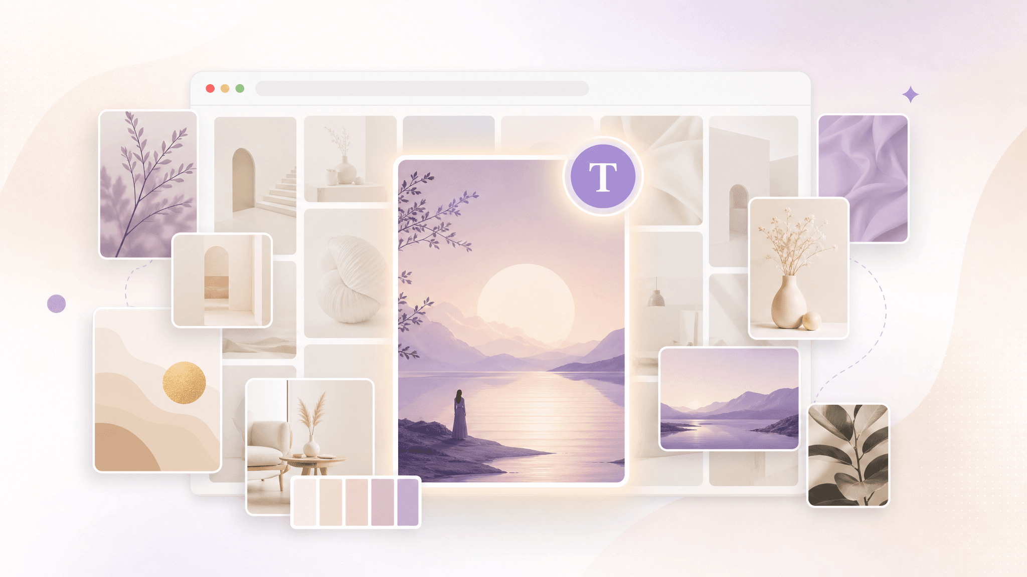 Find design inspiration with Chrome extension and AI gallery